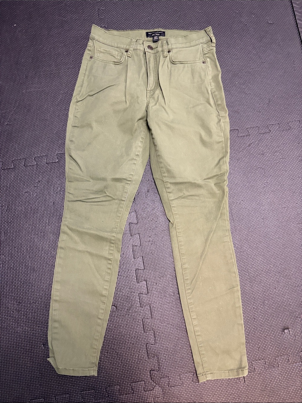Banana Republic Olive Green Women’s Skinny Jeans